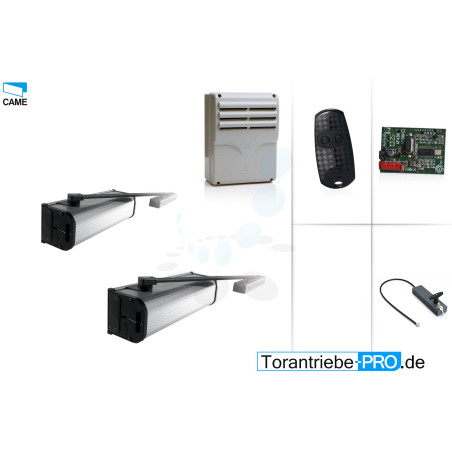Set Falttorantrieb CAME F4024 für zweiflügeliges Tor