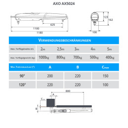 Schema CAME AXO AX5024/1