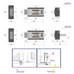 Elektroschloss CAME LOCK 81